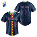 MLB Detroit Tigers Specialized Baseball Jersey Fearless Aganst Autism Gift for Men Women - Bafud