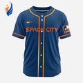 MLB Houston Astros Personalized 2024 City Connect Baseball Jersey Design - Bafud