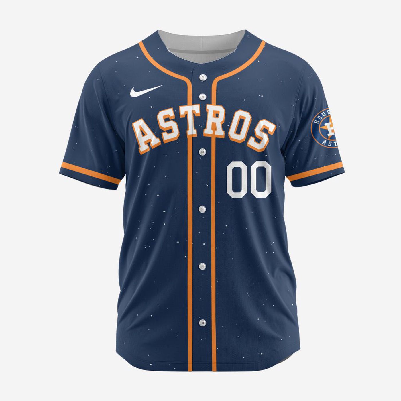 MLB Houston Astros Personalized Alternate Design Concept Baseball Jersey 2404 - Bafud