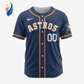 MLB Houston Astros Personalized Alternate Design Concept Baseball Jersey 2404 - Bafud