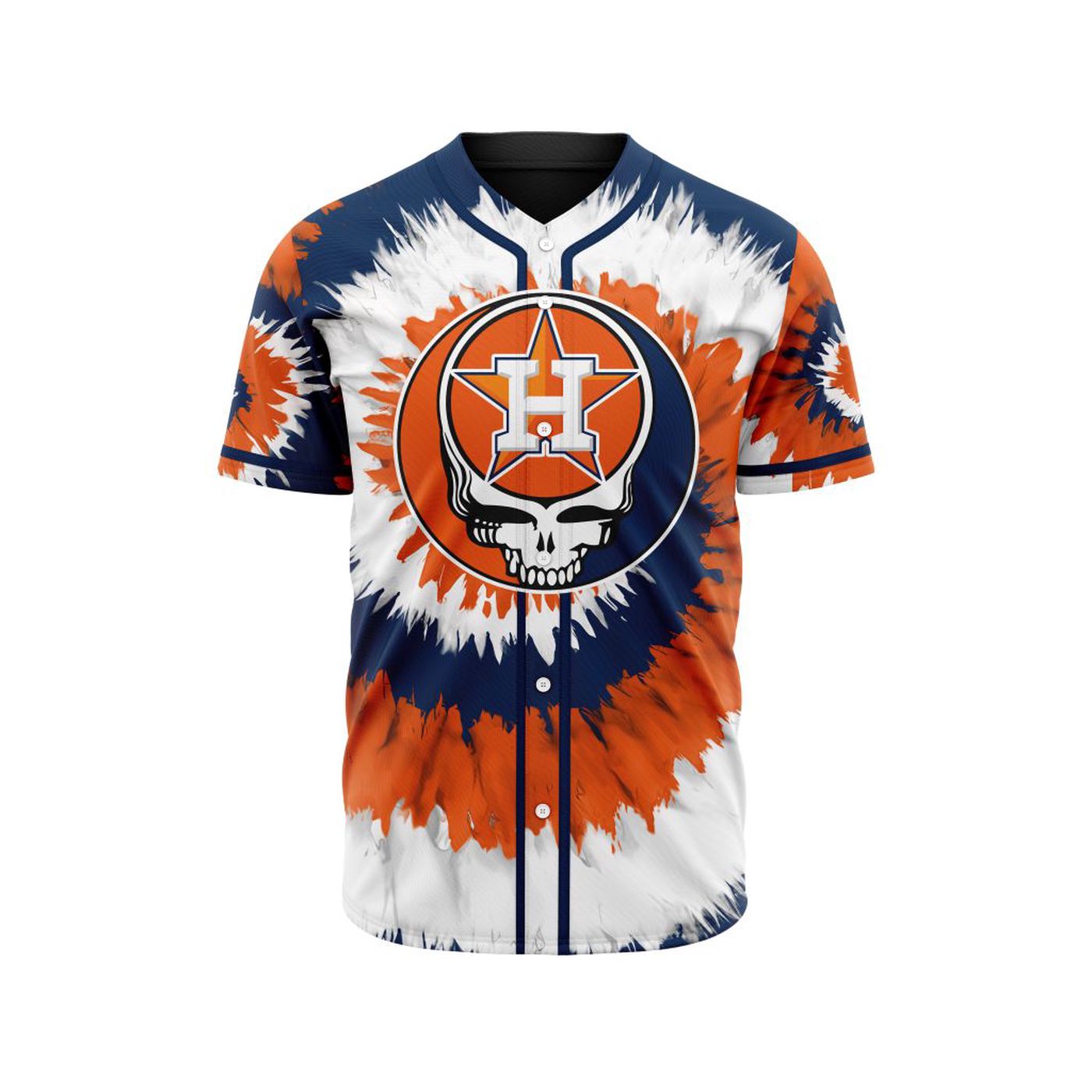 MLB Houston Astros Special Grateful Dead Design Baseball Jersey Gift for Men Women - Bafud
