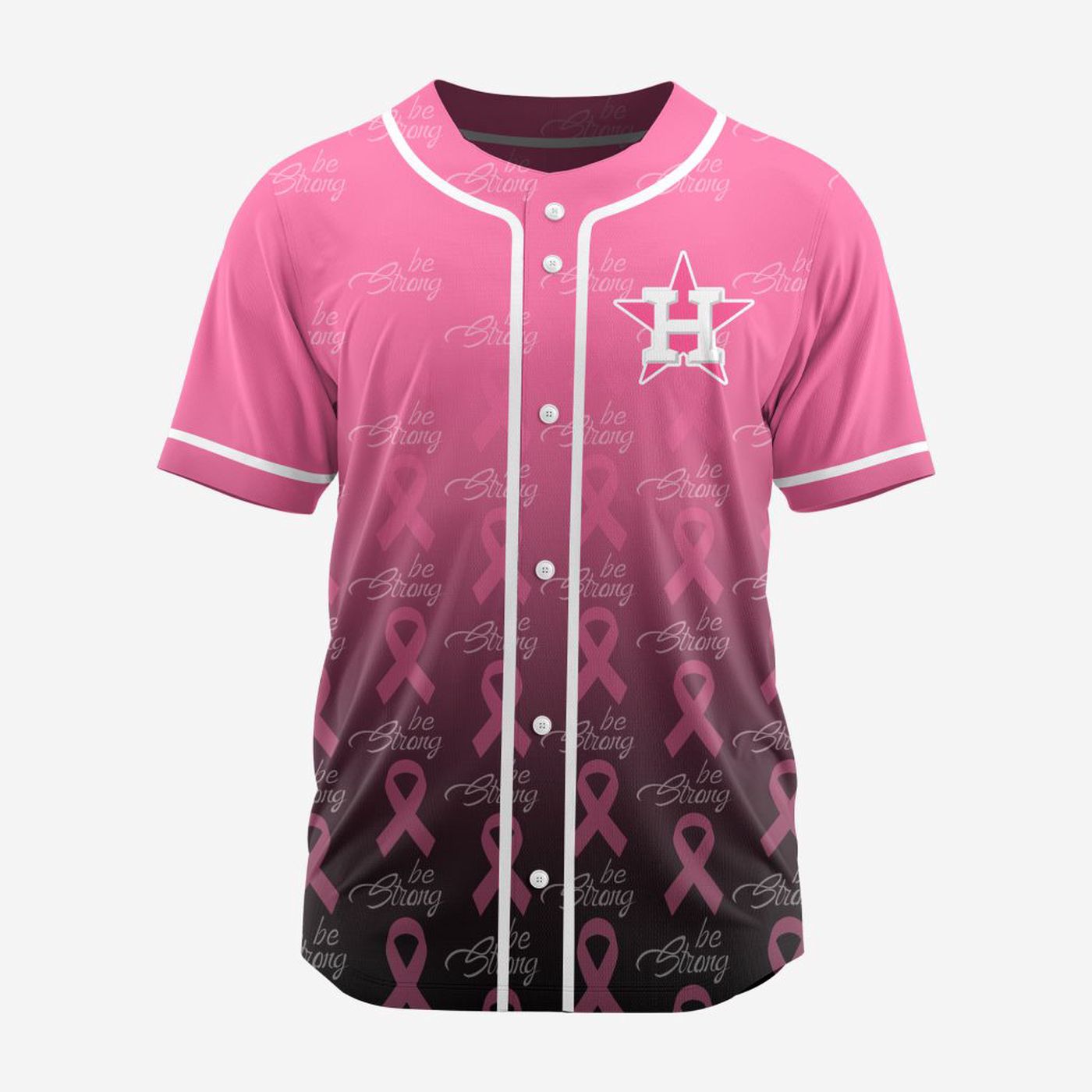 MLB Houston Astros Special Pink Design Fight Breast Cancer Baseball Jersey Gift for Men Women - Bafud