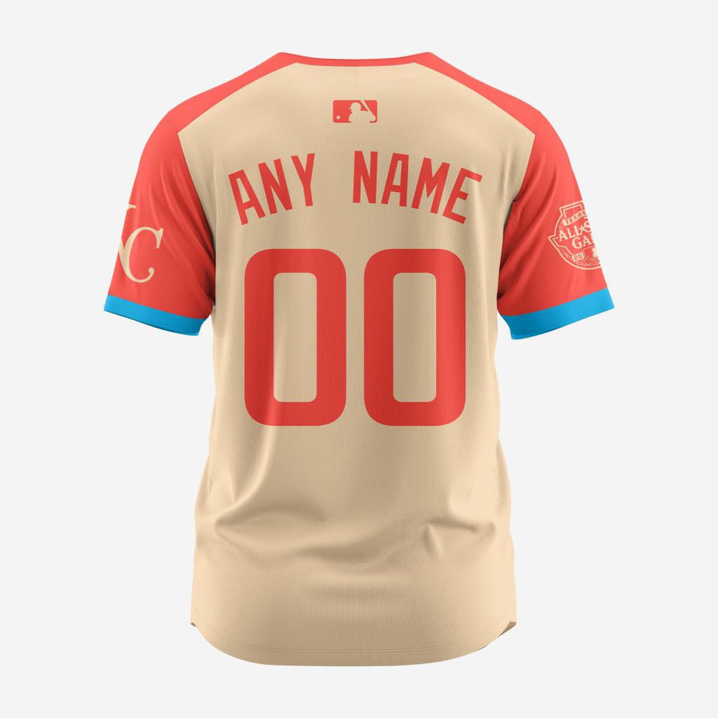 MLB Kansas City Royals Personalized 2024 All Star Game Baseball Jersey - Bafud