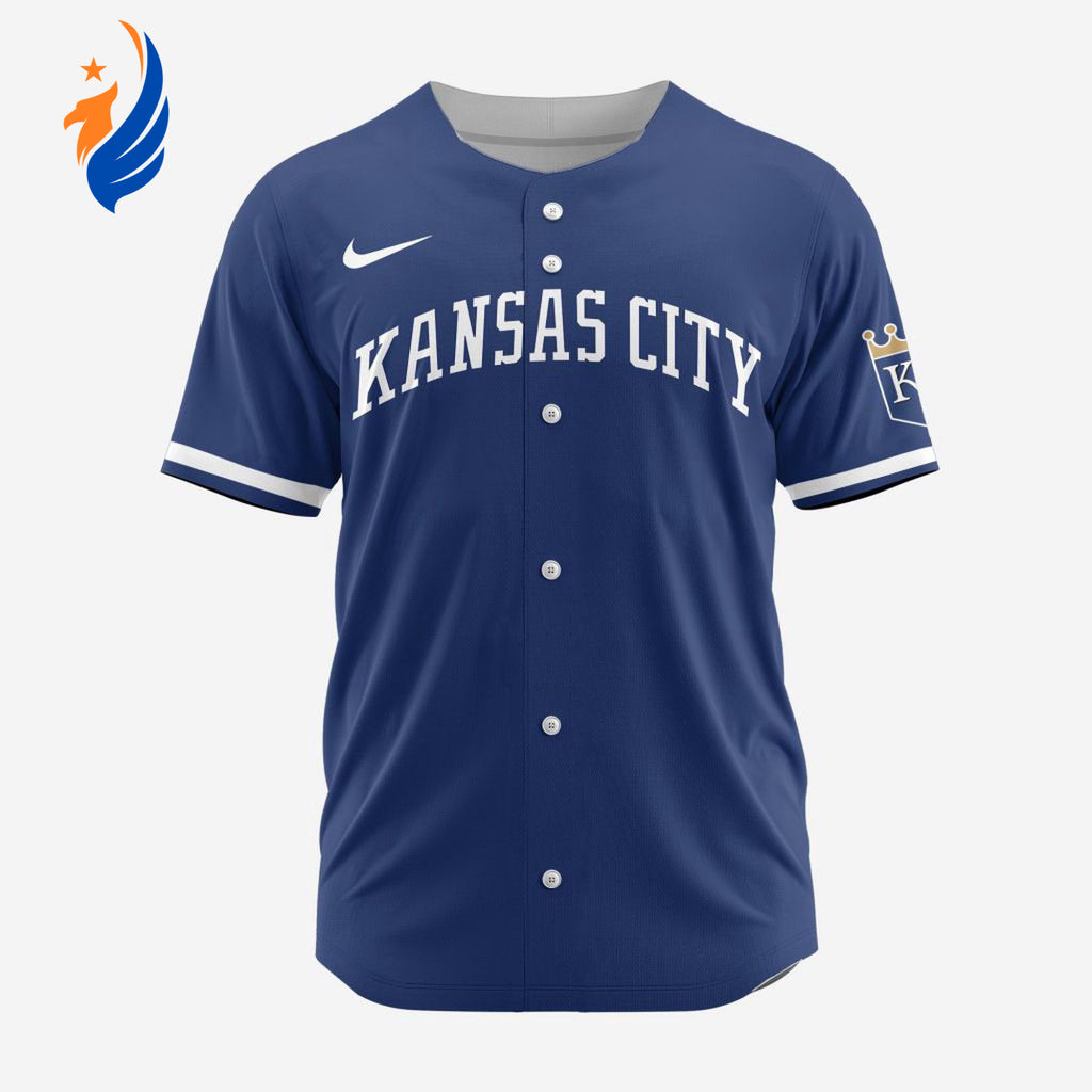 MLB Kansas City Royals Personalized Alternate 02 Baseball Jersey - Bafud