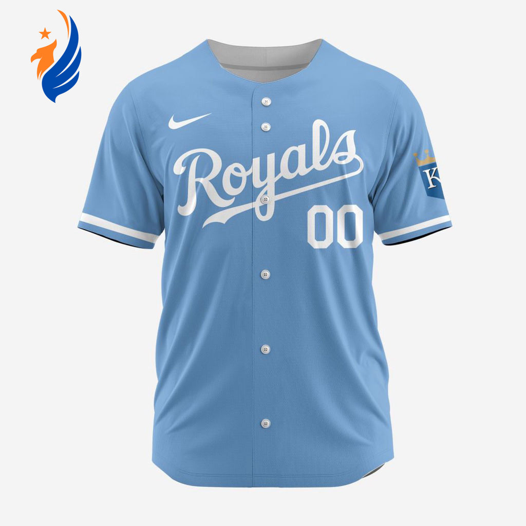 MLB Kansas City Royals Personalized Alternate Baseball Jersey - Bafud