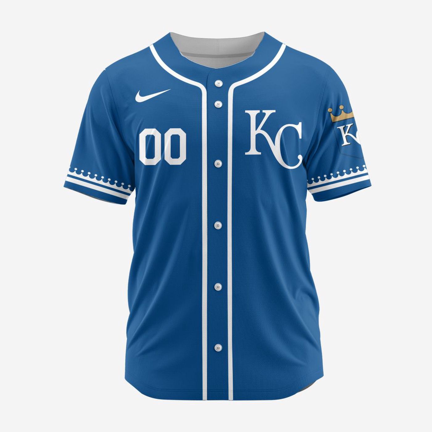 MLB Kansas City Royals Personalized Alternate Design Concept Baseball Jersey 2402 - Bafud