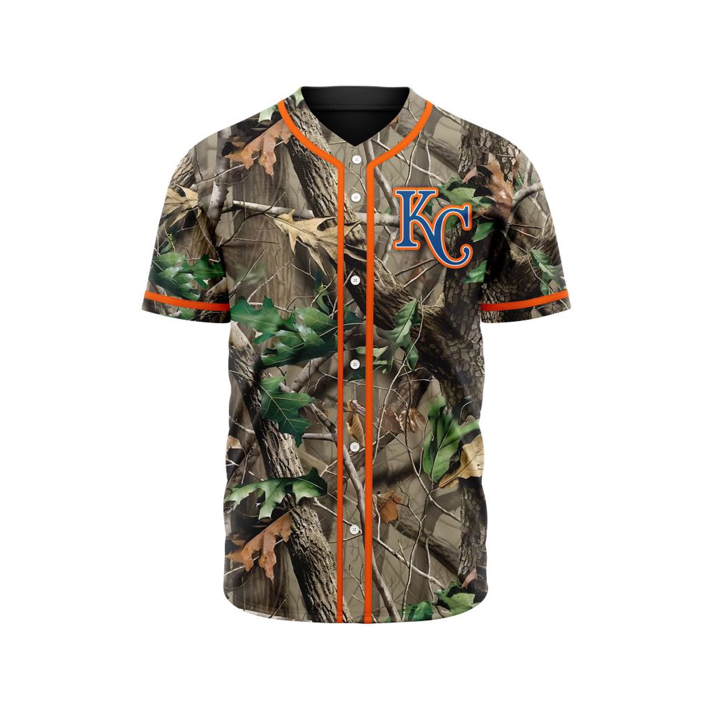MLB Kansas City Royals Special Realtree Camo Hunting Baseball Jersey Gift for Men Women - Bafud