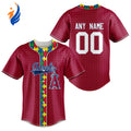 MLB Los Angeles Angels Of Anaheim Specialized Baseball Jersey Fearless Aganst Autism Gift for Men Women - Bafud