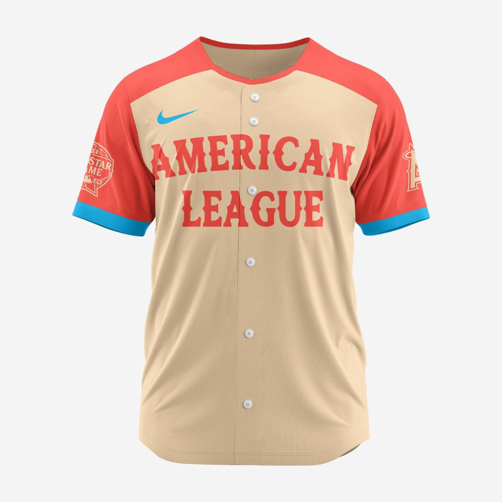 MLB Los Angeles Angels Personalized 2024 All Star Game Baseball Jersey - Bafud