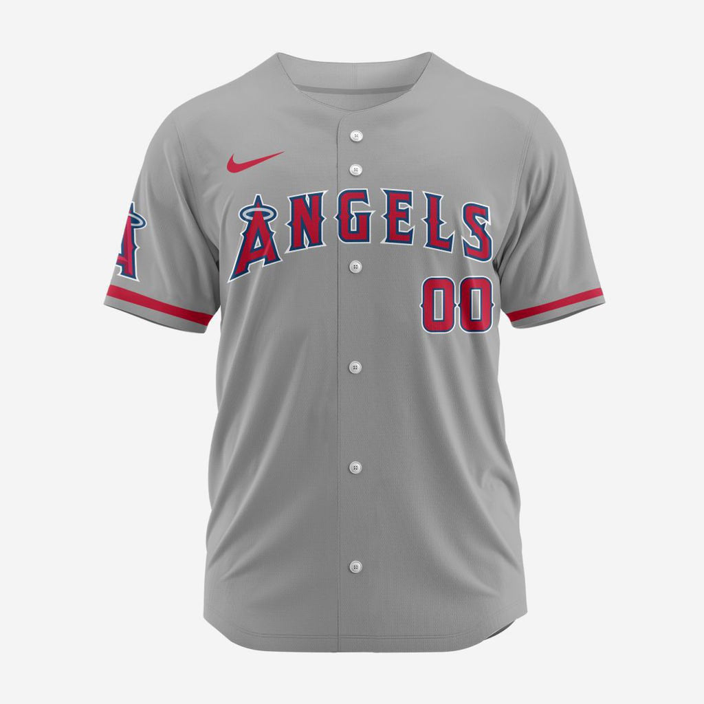 MLB Los Angeles Angels Personalized 2024 Road Baseball Jersey - Bafud