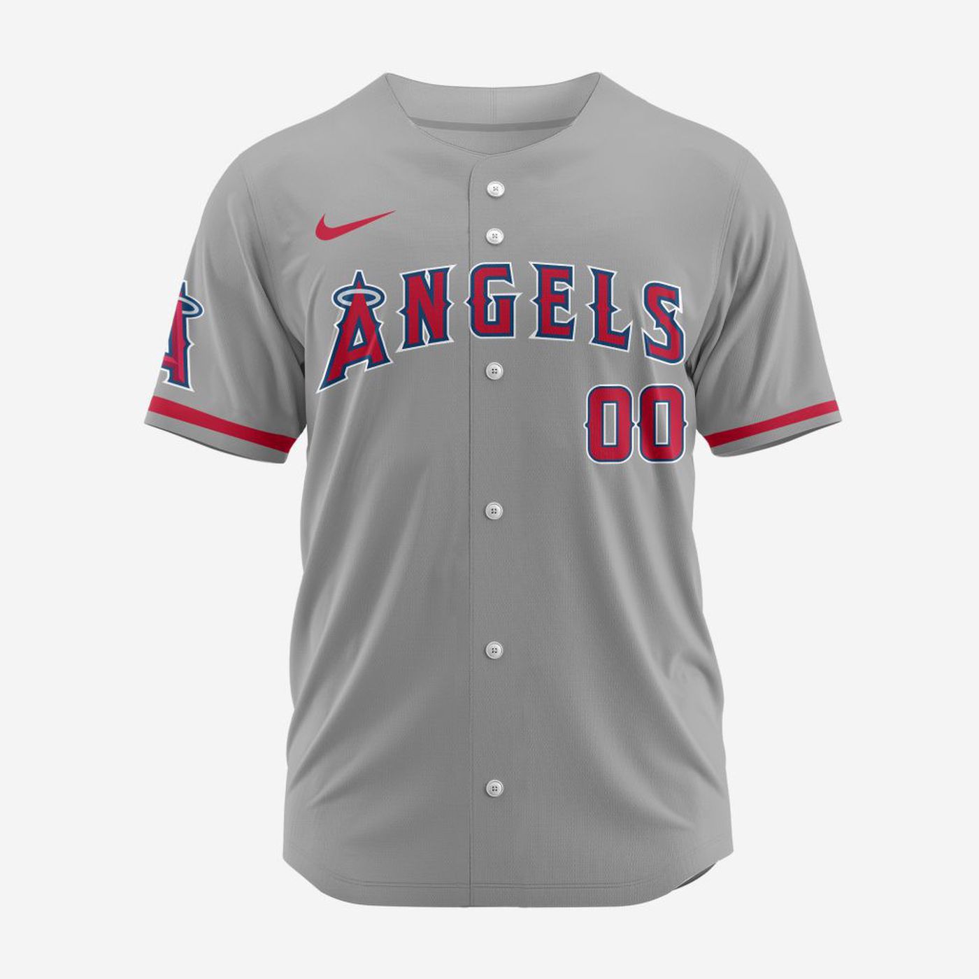 MLB Los Angeles Angels Personalized 2024 Road Baseball Jersey - Bafud