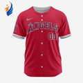 MLB Los Angeles Angels Personalized Alternate Baseball Jersey - Bafud