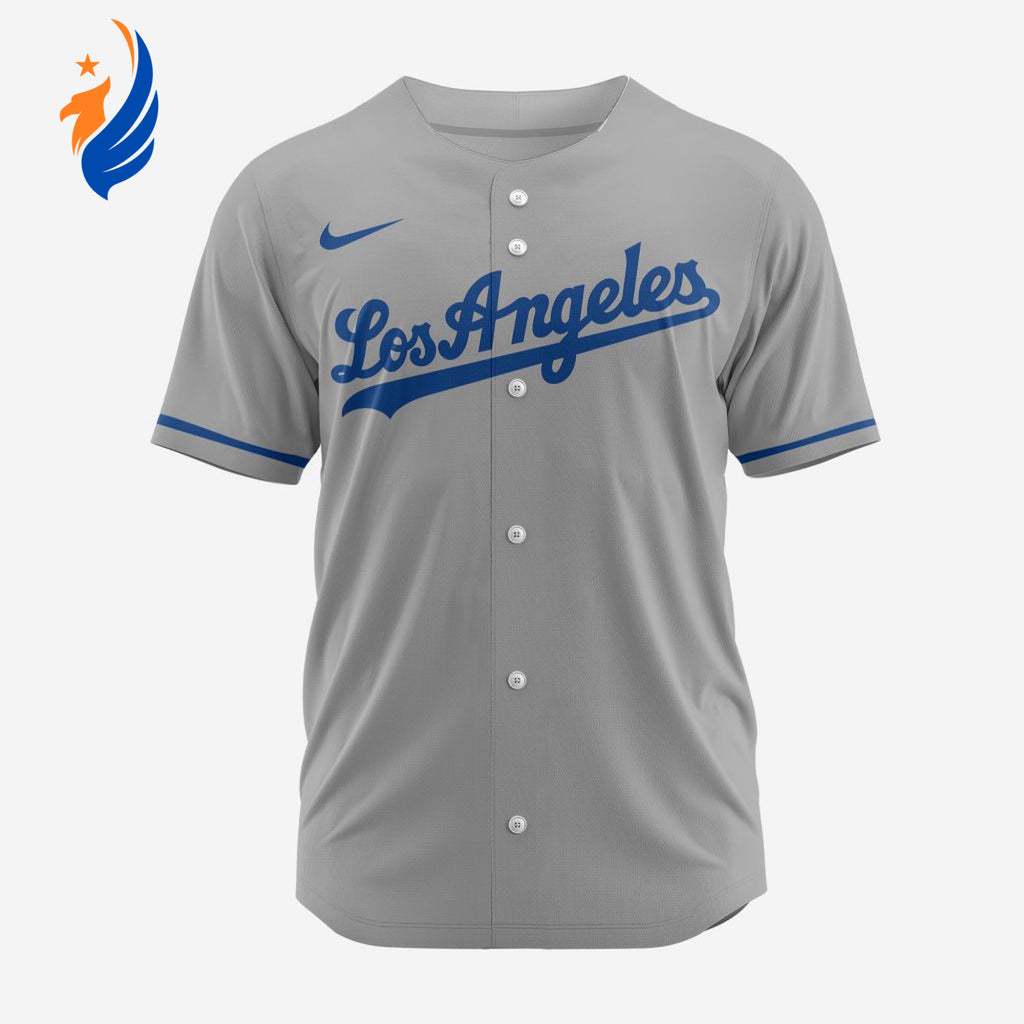 MLB Los Angeles Dodgers Personalized 2024 Road Baseball Jersey - Bafud