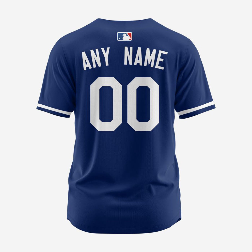MLB Los Angeles Dodgers Personalized Alternate Baseball Jersey - Bafud