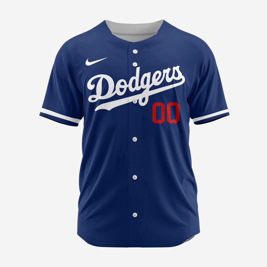 MLB Los Angeles Dodgers Personalized Alternate Baseball Jersey - Bafud
