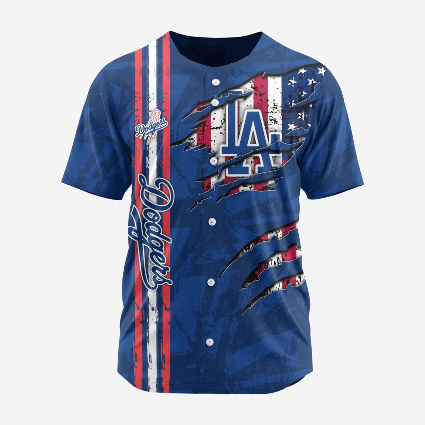 MLB Los Angeles Dodgers Special Design Baseball Jersey Gift for Men Women - Bafud