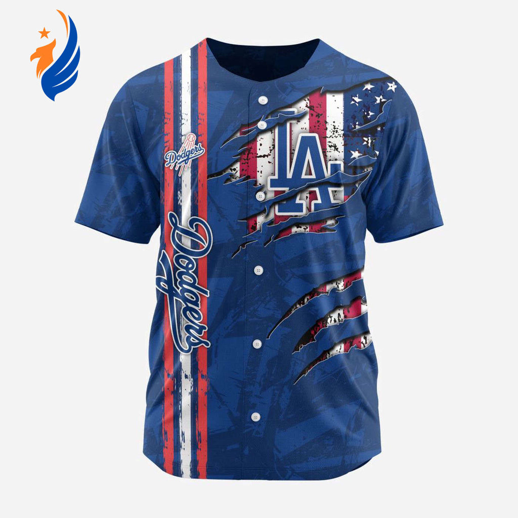 MLB Los Angeles Dodgers Special Design Baseball Jersey Gift for Men Women - Bafud