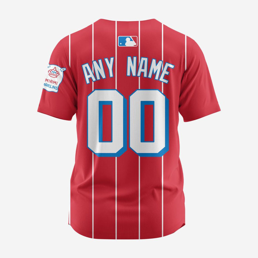 MLB Miami Marlins Personalized 2024 City Connect Baseball Jersey Design - Bafud