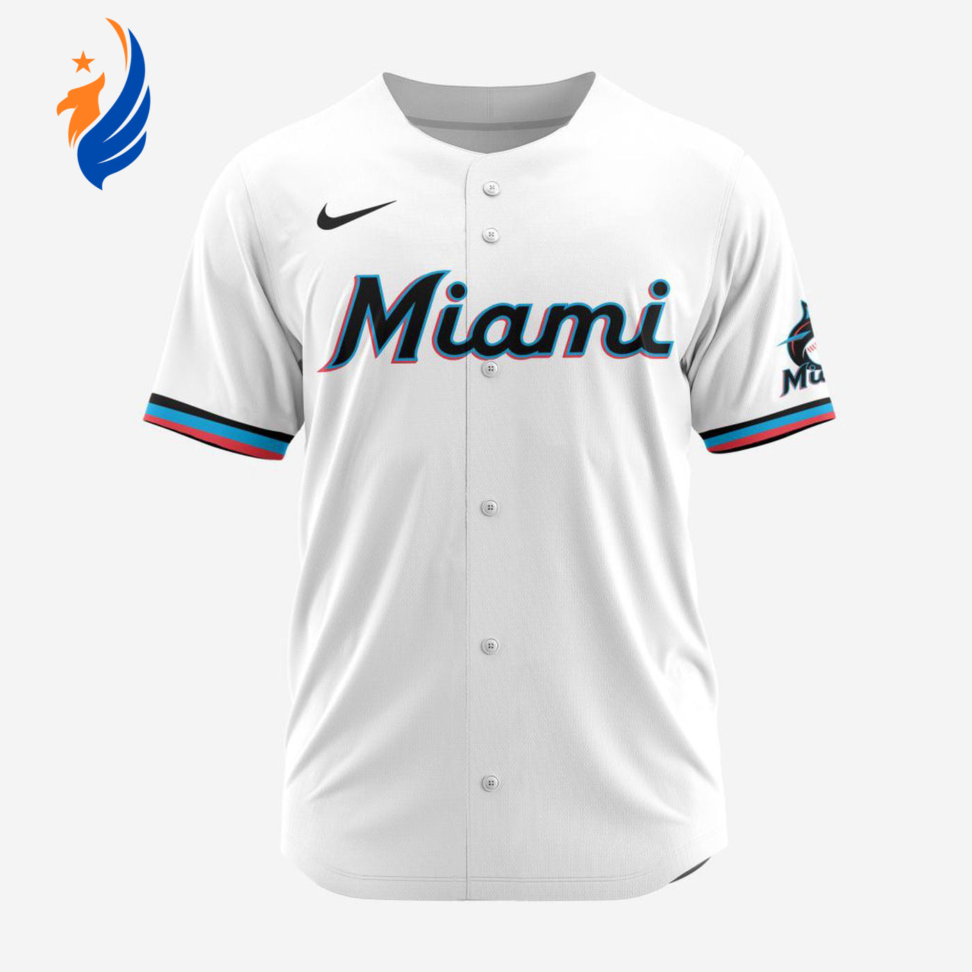MLB Miami Marlins Personalized 2024 Home Baseball Jersey - Bafud