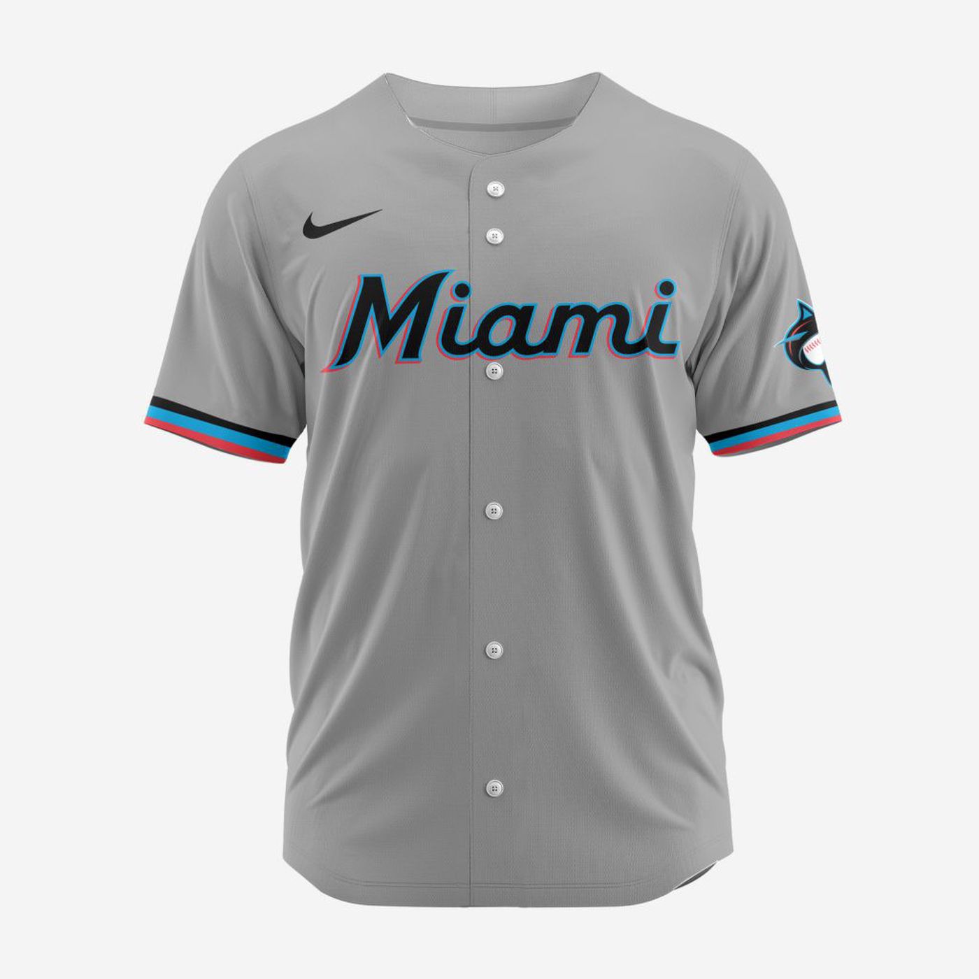 MLB Miami Marlins Personalized 2024 Road Baseball Jersey - Bafud