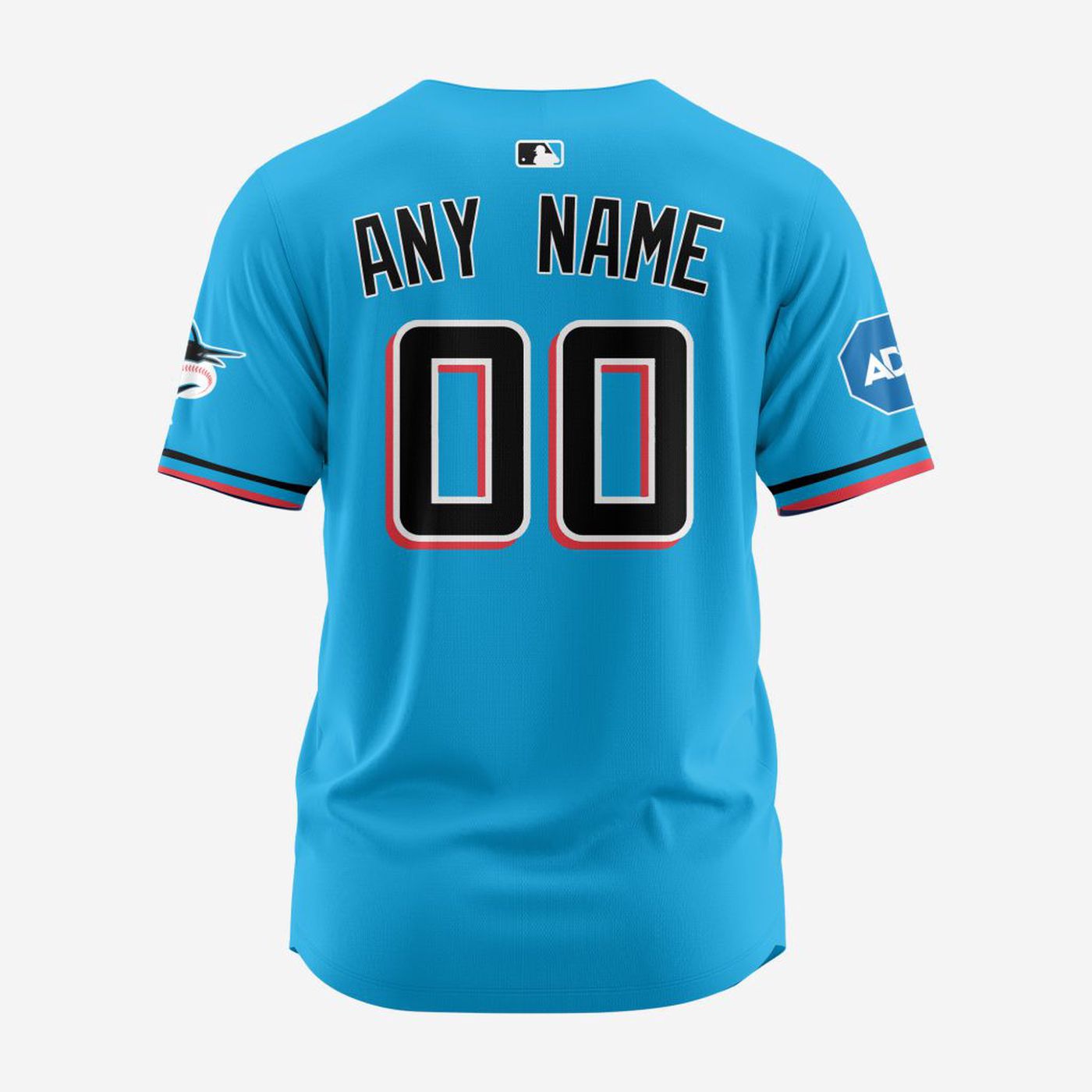 MLB Miami Marlins Personalized Alternate 02 Baseball Jersey - Bafud