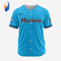 MLB Miami Marlins Personalized Alternate 02 Baseball Jersey - Bafud