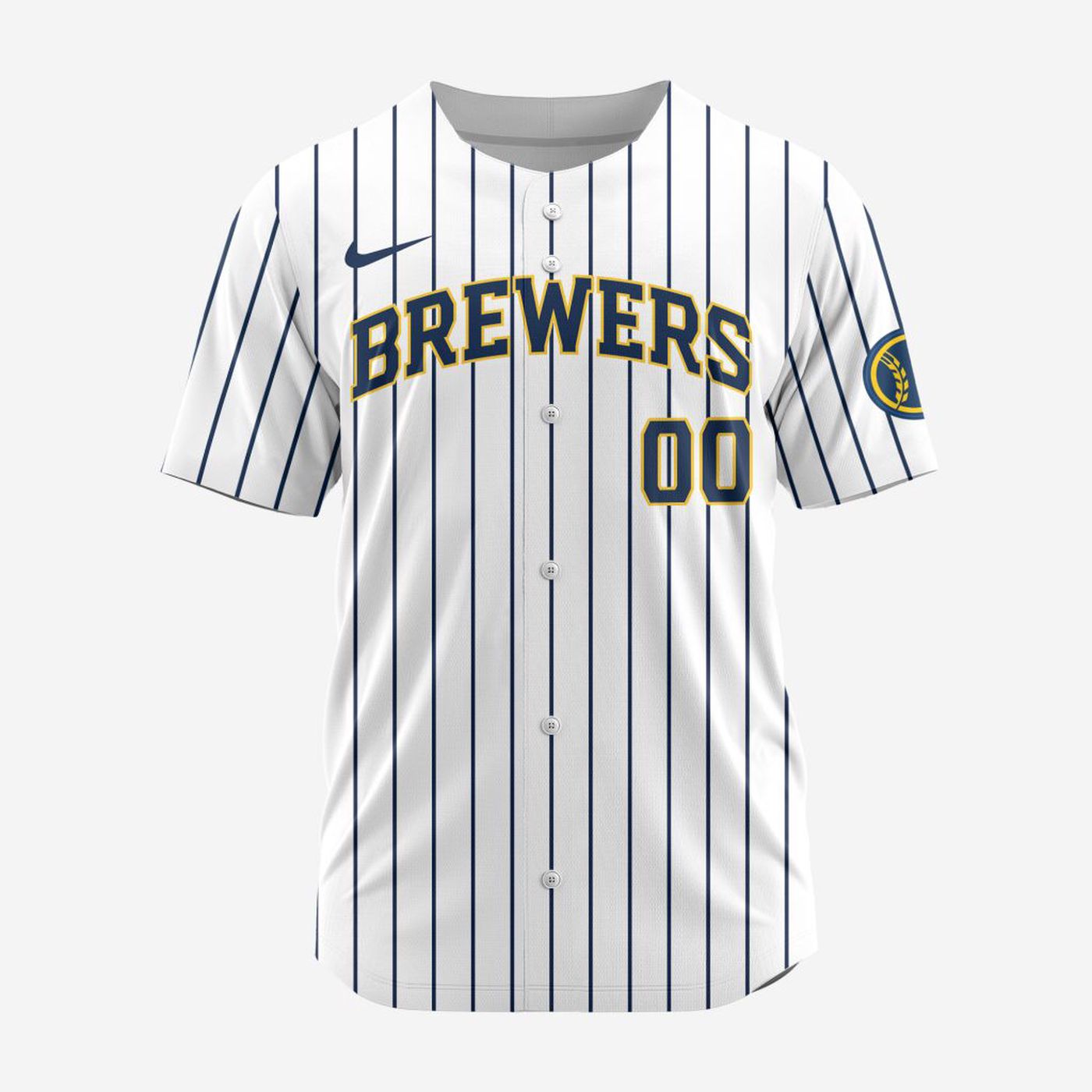 MLB Milwaukee Brewers Personalized Alternate Baseball Jersey - Bafud