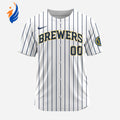 MLB Milwaukee Brewers Personalized Alternate Baseball Jersey - Bafud