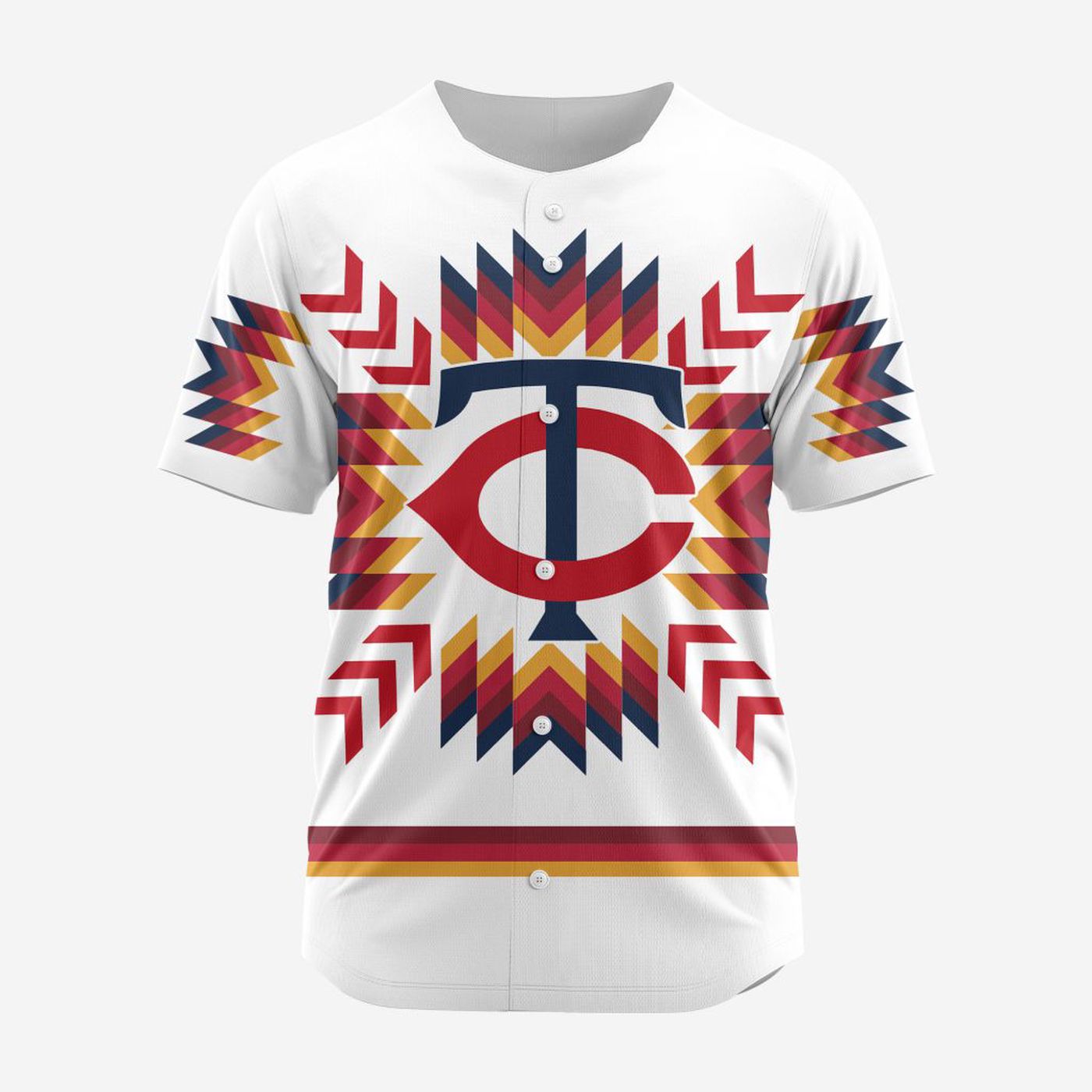 MLB Minnesota Twins Special Native Design Baseball Jersey Gift for Men Women - Bafud