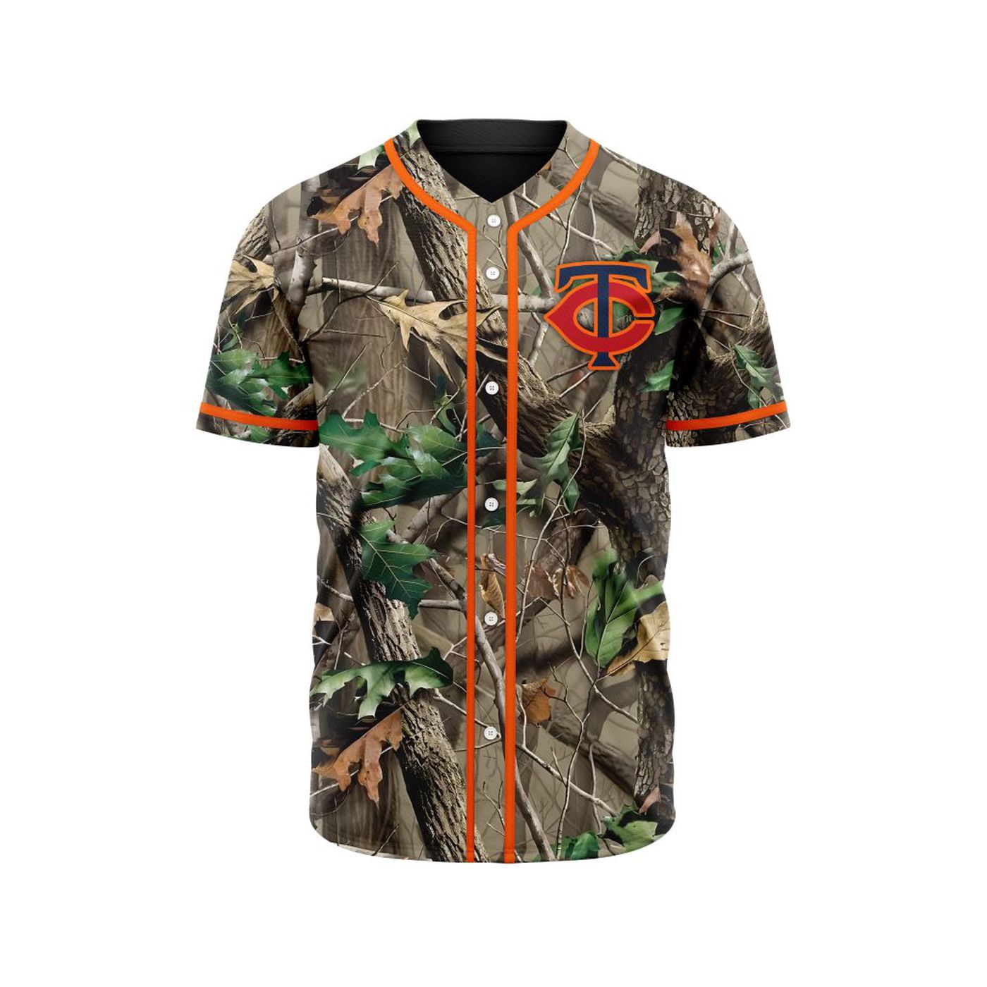 MLB Minnesota Twins Special Realtree Camo Hunting Baseball Jersey Gift for Men Women - Bafud