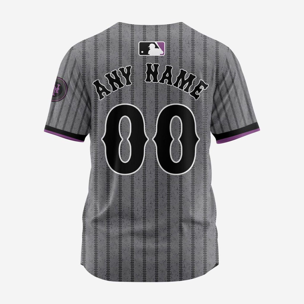MLB New York Mets Personalized 2024 City Connect Baseball Jersey Design - Bafud