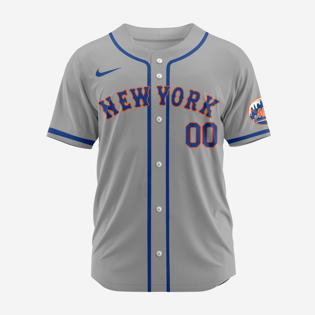MLB New York Mets Personalized 2024 Road Baseball Jersey - Bafud