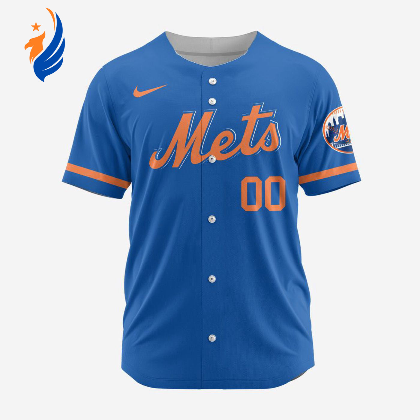 MLB New York Mets Personalized Alternate Design Concept Baseball Jersey 2402 - Bafud