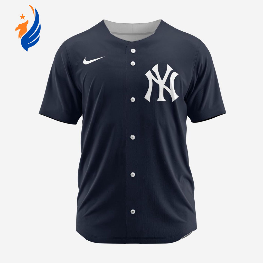 MLB New York Yankees Personalized Alternate Baseball Jersey - Bafud