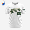 MLB Oakland Athletics Personalized 2024 Home Baseball Jersey - Bafud
