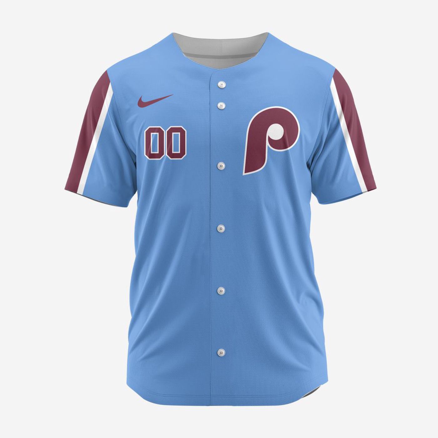 MLB Philadelphia Phillies Personalized Alternate 02 Baseball Jersey - Bafud