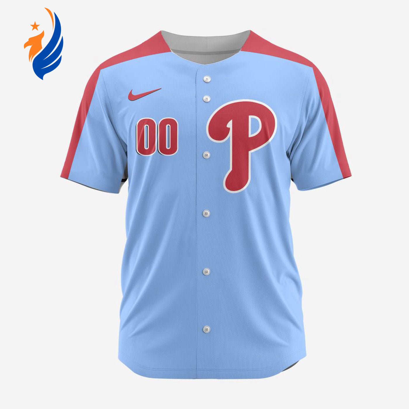 MLB Philadelphia Phillies Personalized Alternate Design Concept Baseball Jersey 2402 - Bafud