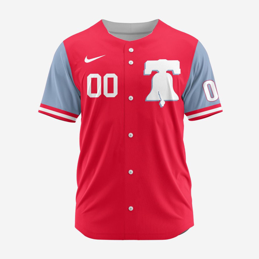 MLB Philadelphia Phillies Personalized Alternate Design Concept Baseball Jersey 2403 - Bafud