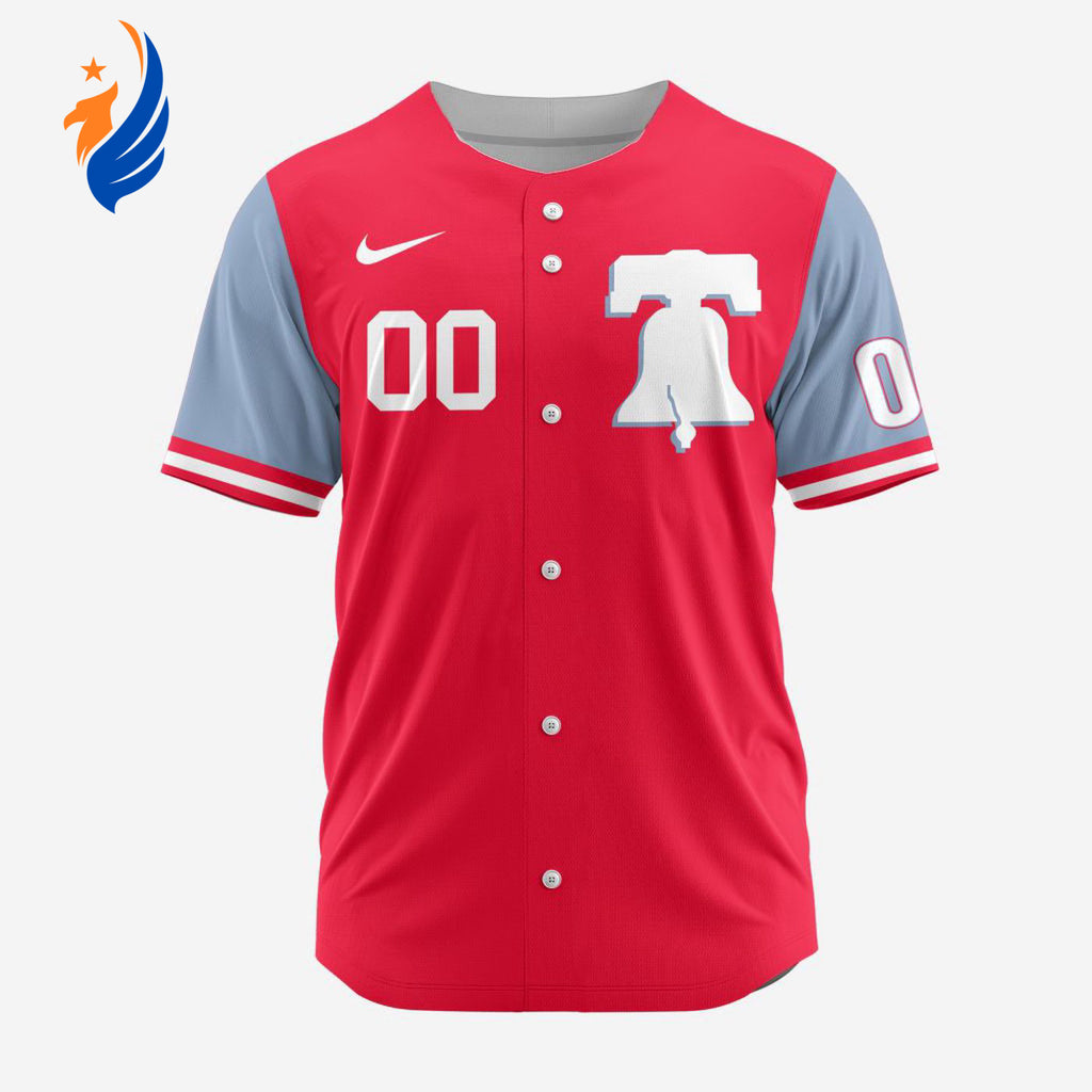 MLB Philadelphia Phillies Personalized Alternate Design Concept Baseball Jersey 2403 - Bafud