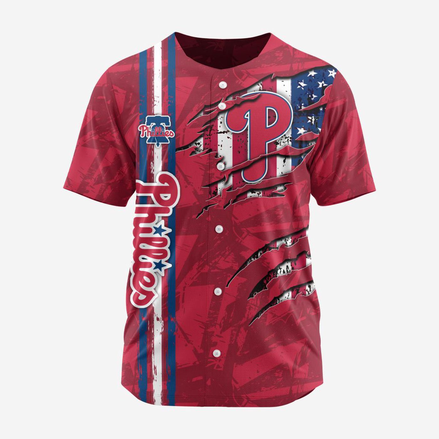 MLB Philadelphia Phillies Special Design Baseball Jersey Gift for Men Women - Bafud