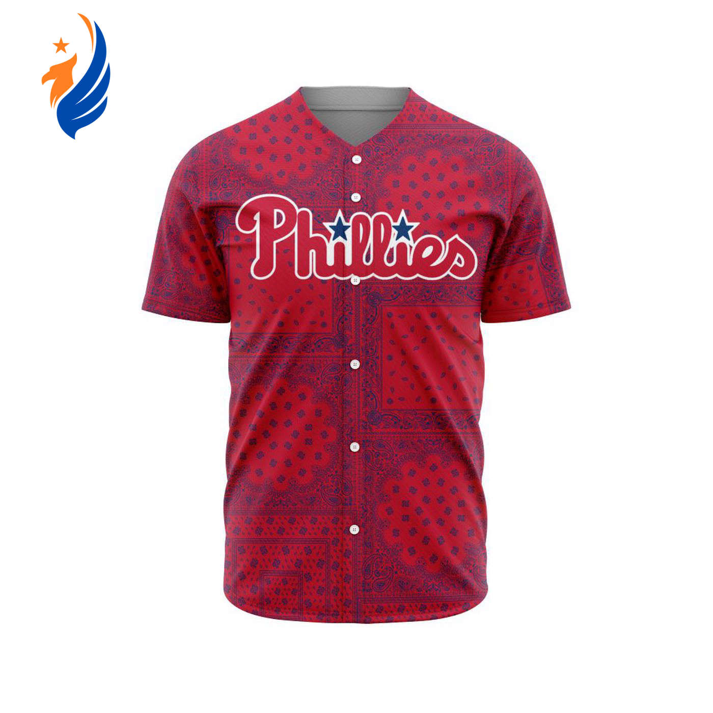 MLB Philadelphia Phillies Special Paisley Design Baseball Jersey Gift for Men Women - Bafud