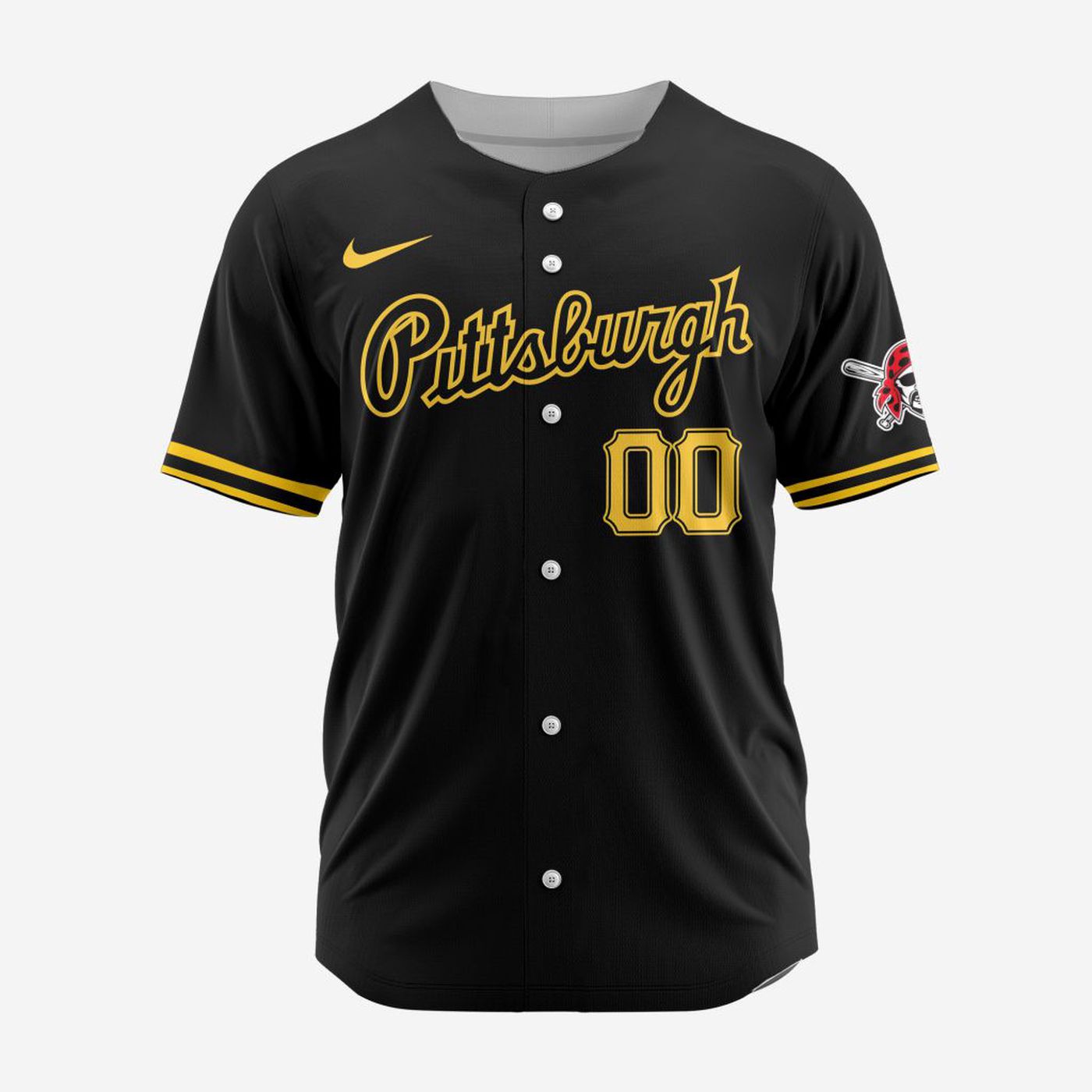 MLB Pittsburgh Pirates Personalized Alternate 02 Baseball Jersey - Bafud