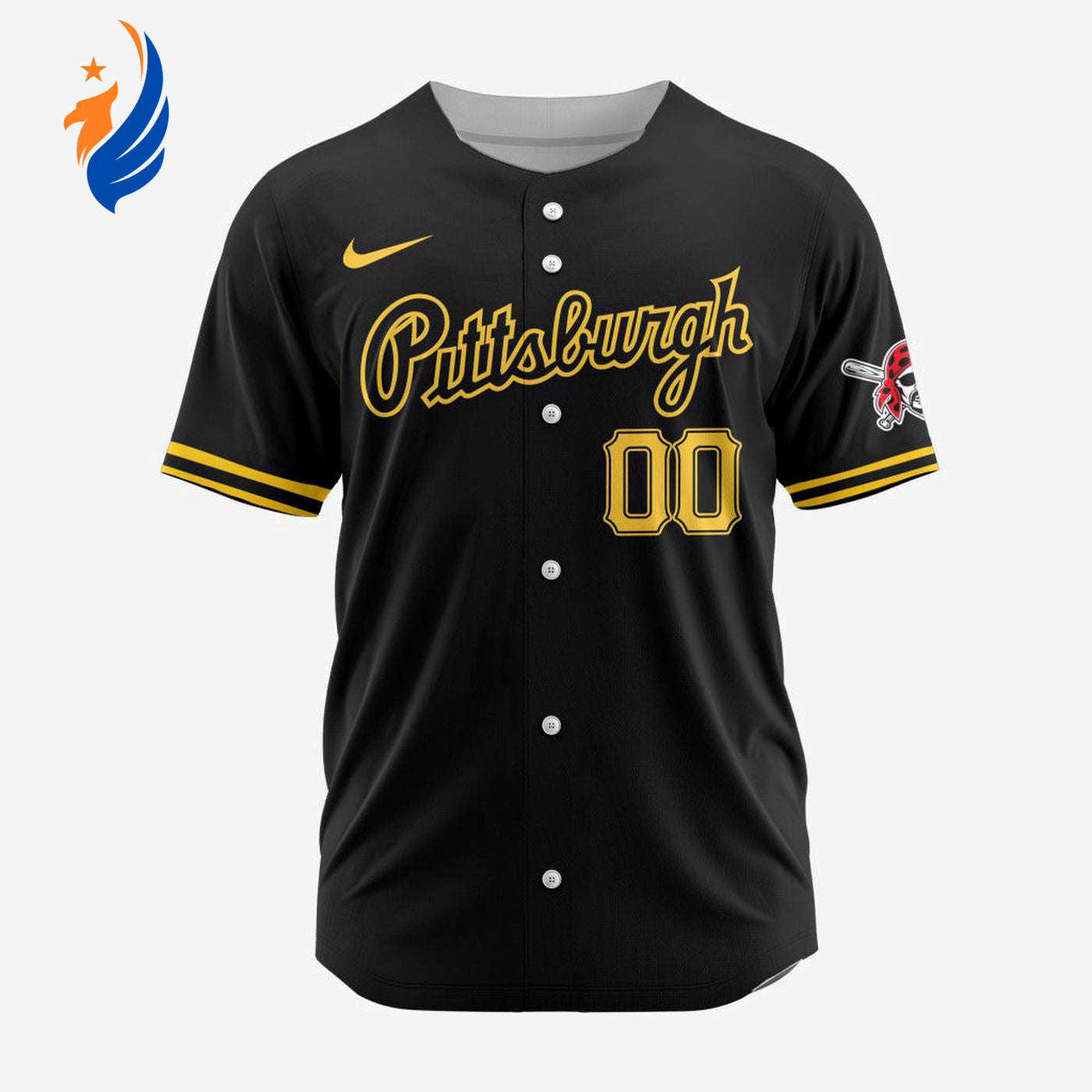 MLB Pittsburgh Pirates Personalized Alternate 02 Baseball Jersey - Bafud