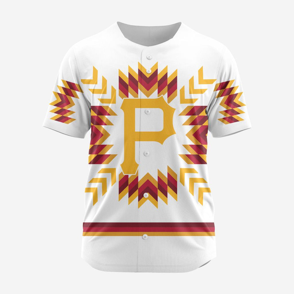 MLB Pittsburgh Pirates Special Native Design Baseball Jersey Gift for Men Women - Bafud