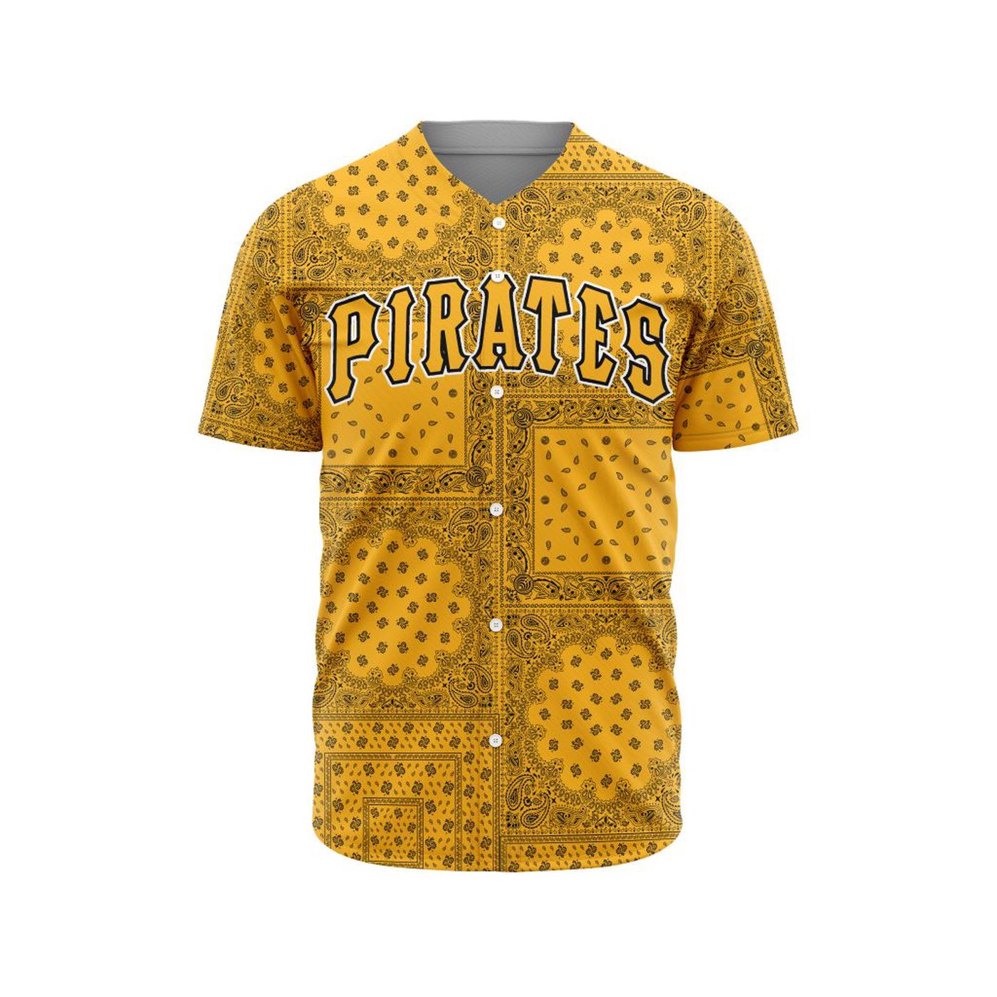 MLB Pittsburgh Pirates Special Paisley Design Baseball Jersey Gift for Men Women - Bafud
