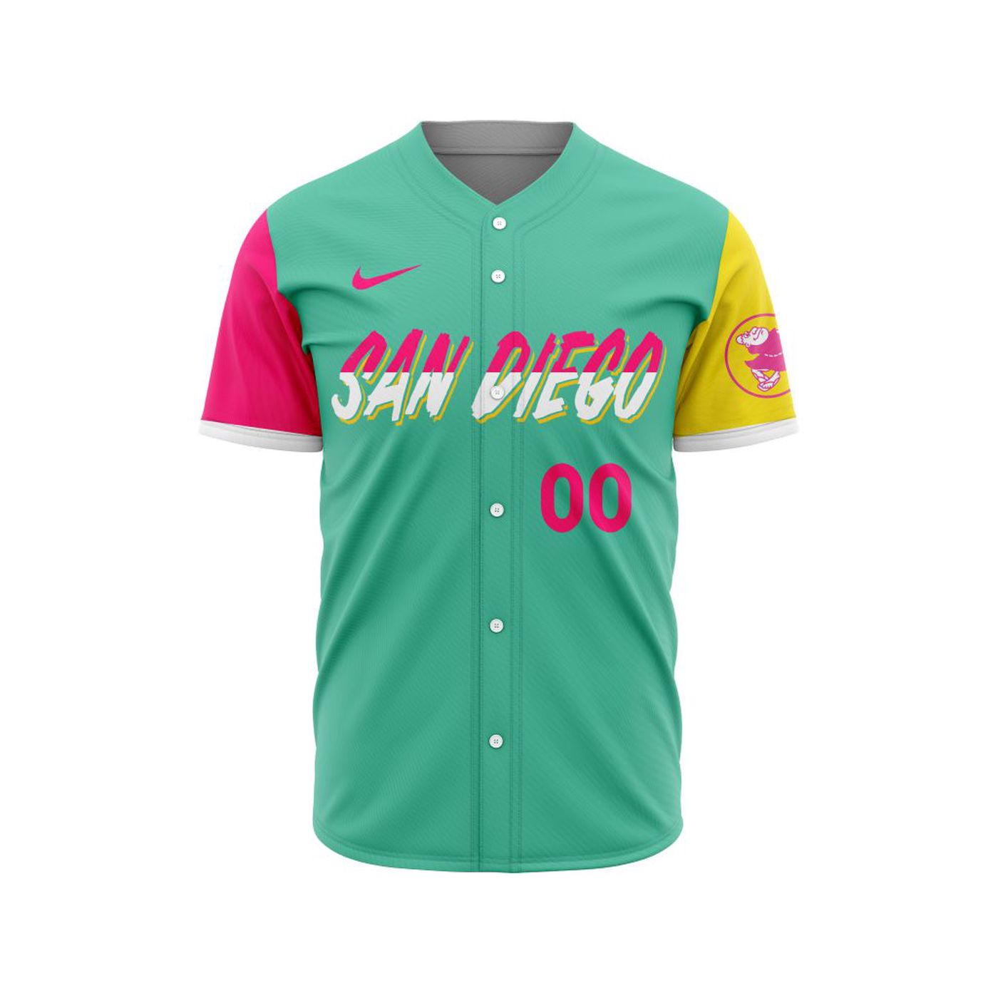 MLB San Diego Padres Personalized 2023 City Connect Design Baseball Jersey - Bafud
