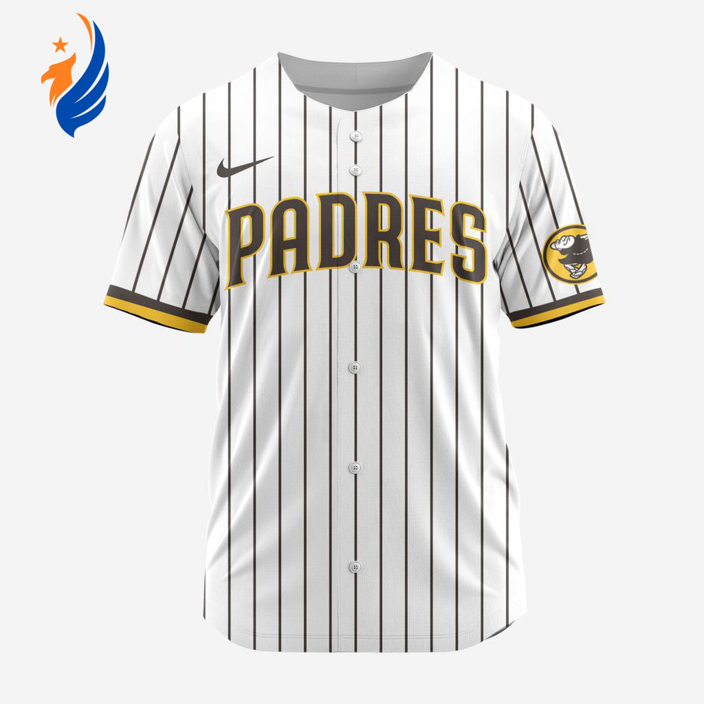 MLB San Diego Padres Personalized 2024 Home Baseball Jersey - Bafud