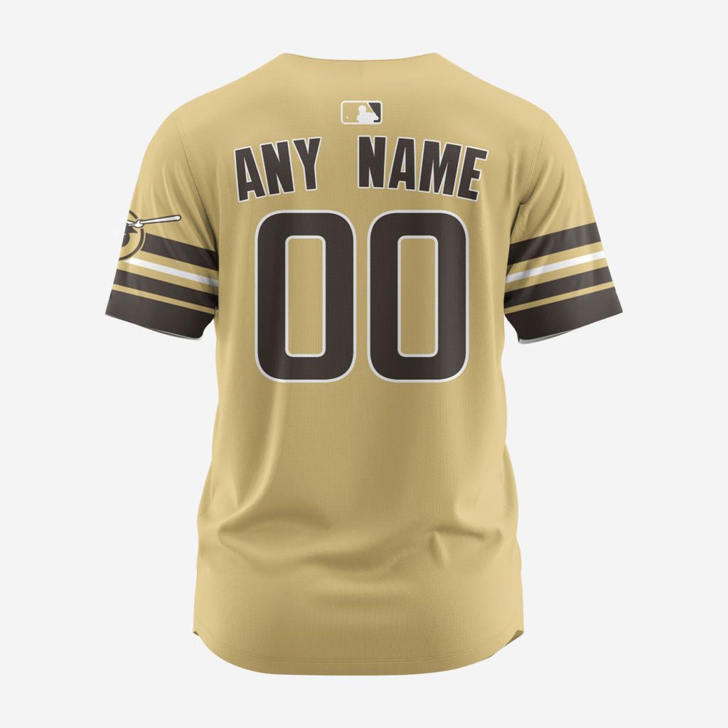 MLB San Diego Padres Personalized Alternate Design Concept Baseball Jersey 2403 - Bafud