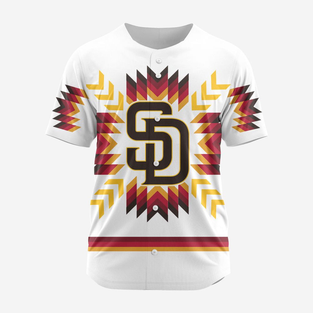 MLB San Diego Padres Special Native Design Baseball Jersey Gift for Men Women - Bafud