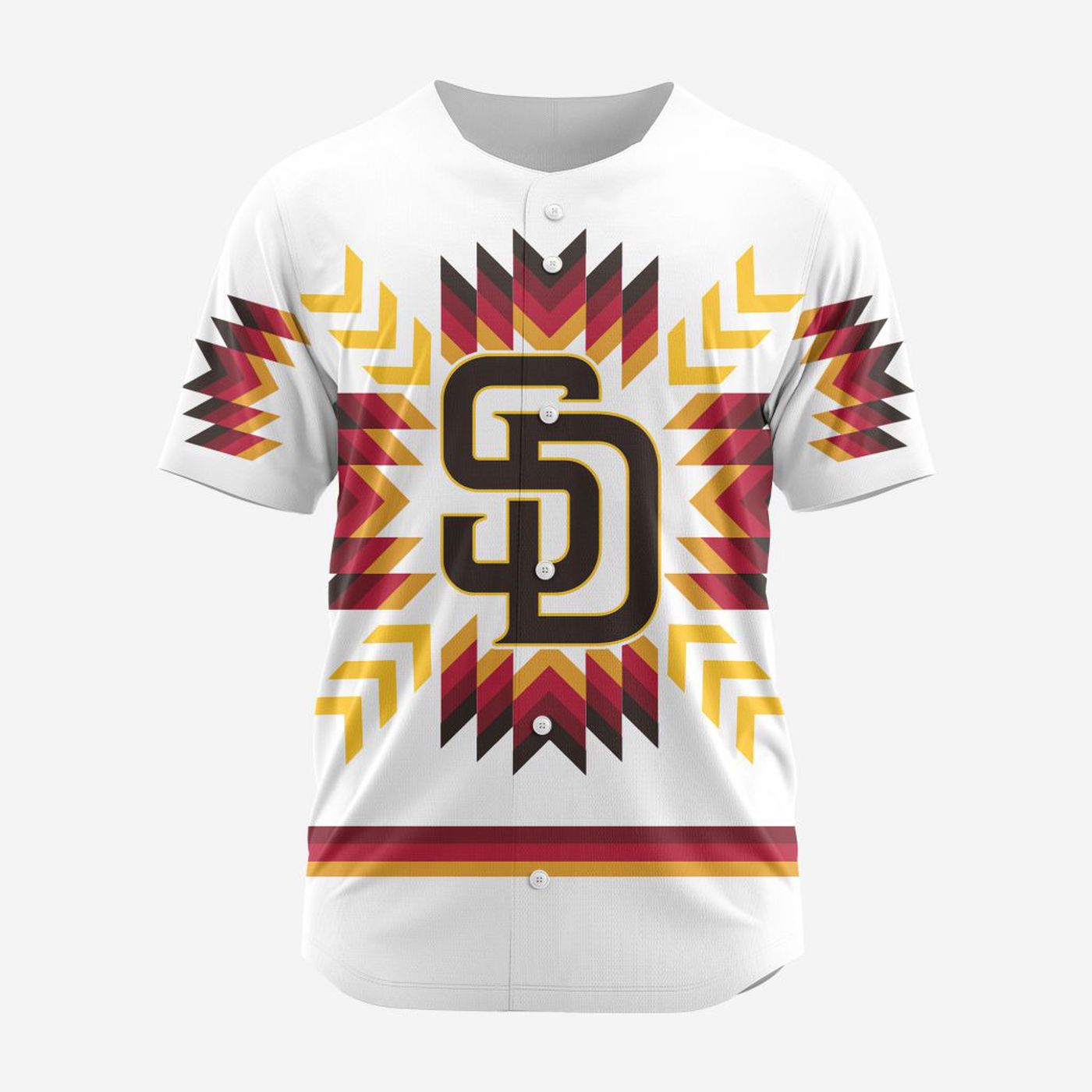 MLB San Diego Padres Special Native Design Baseball Jersey Gift for Men Women - Bafud